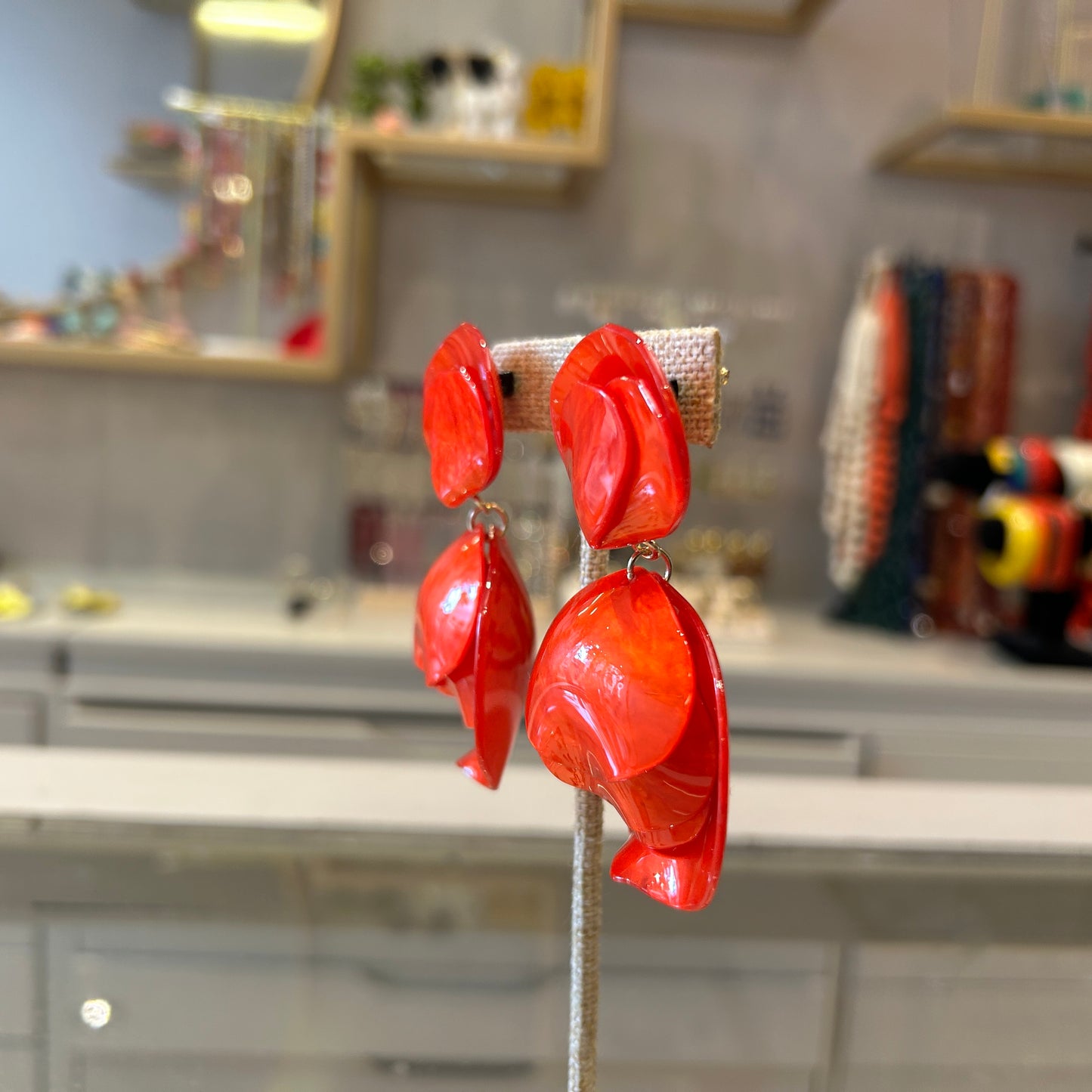 Aros pétalos con volumen