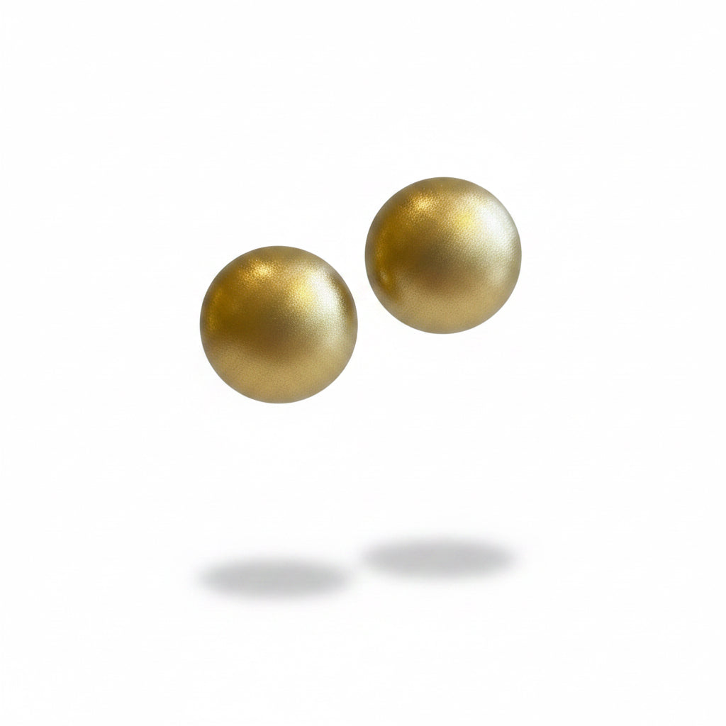 aros dorados de clip 