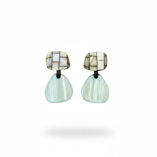 aros celestes y  mosaico 