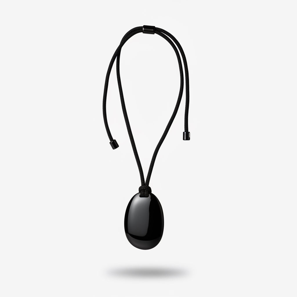 collar de resina negra