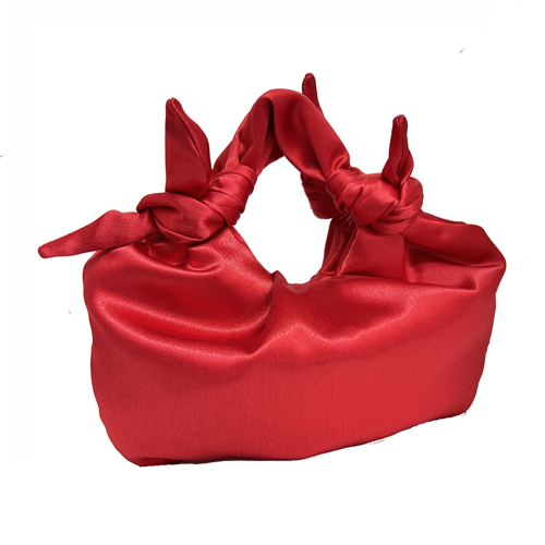 Bolso nudos rojo