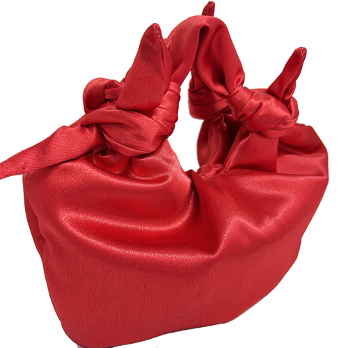 Bolso nudos rojo