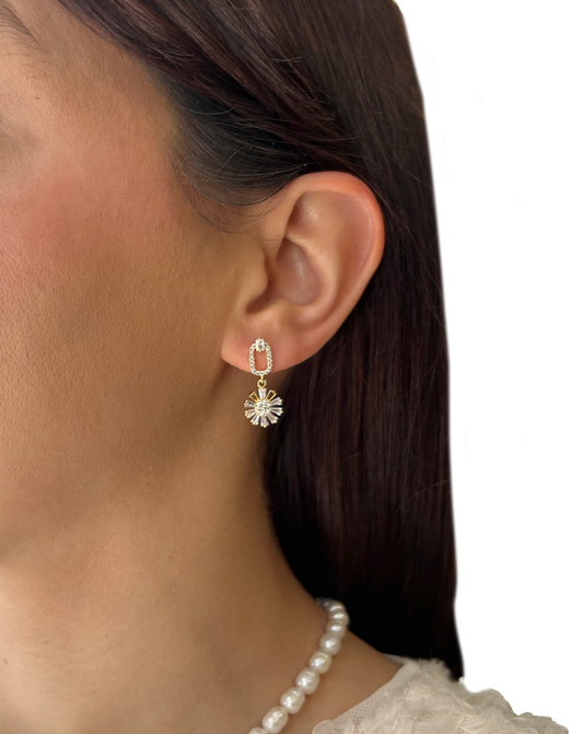 aros  flores  de zirconia
=