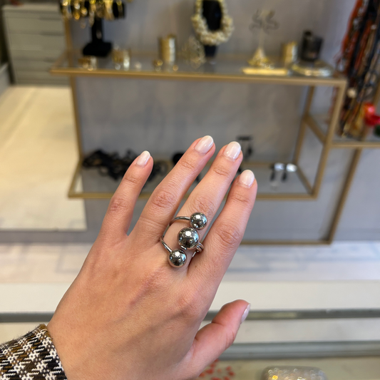 Anillo triple esfera