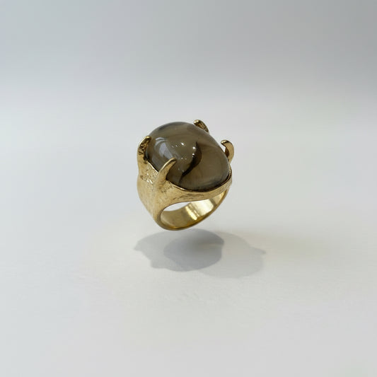 Anillo resina rectangular