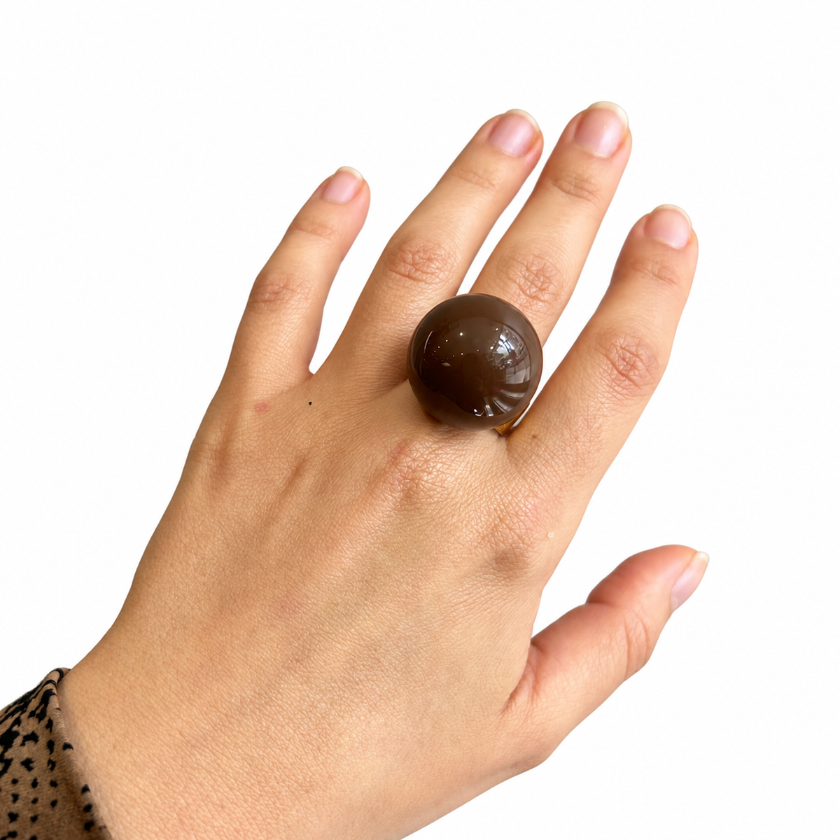 Anillo esfera de resina