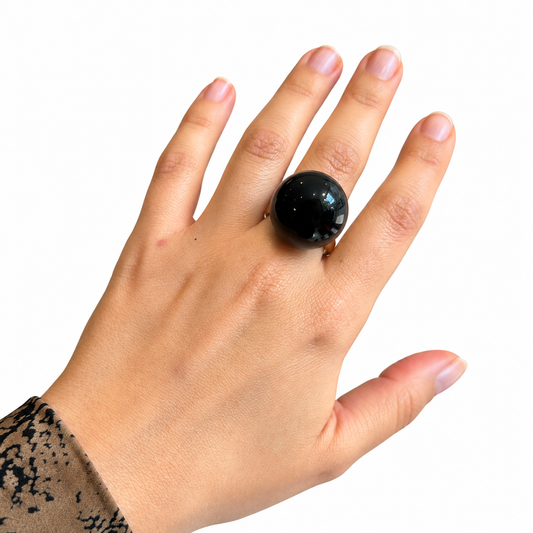 Anillo esfera de resina