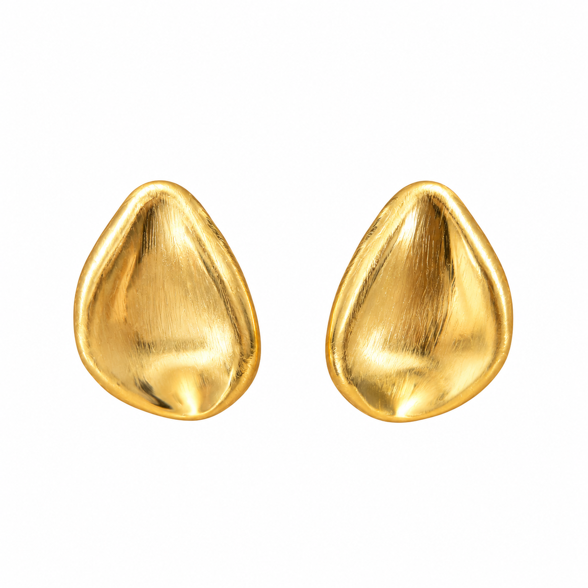 Aros triangulos dorado