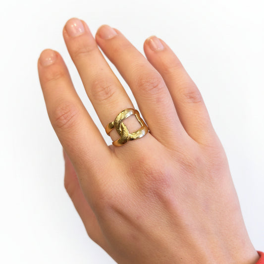 Anillo entrelazado