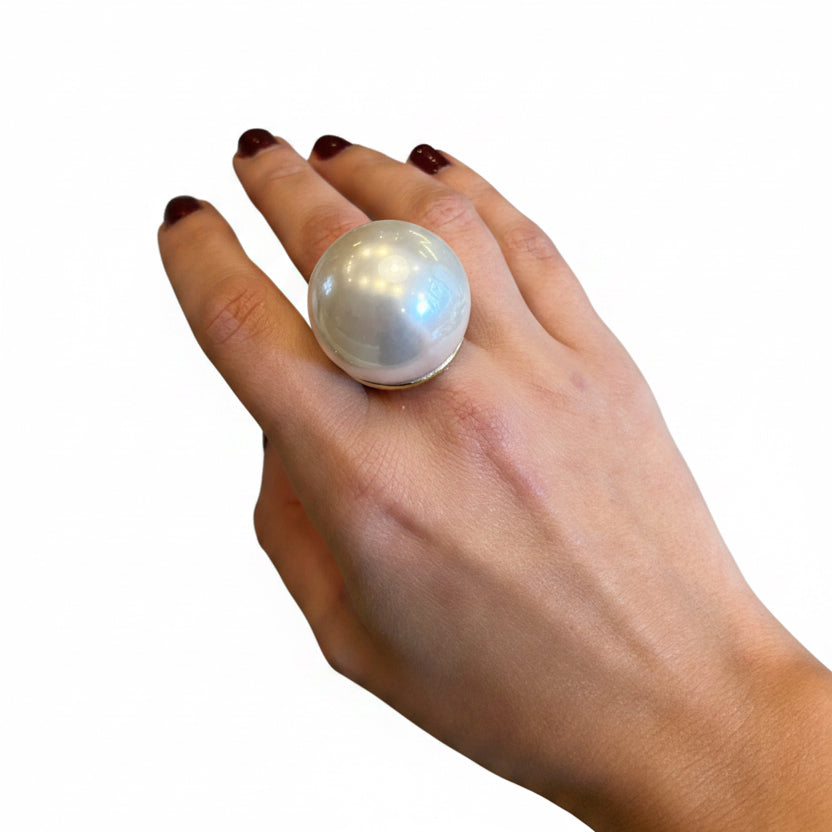 Anillo maxi perla