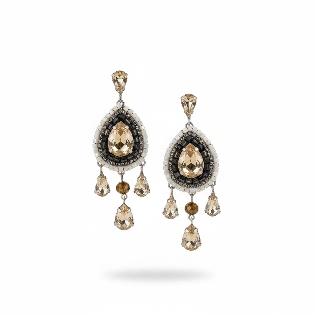 Aros cristal champagne