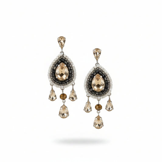 Aros cristal champagne