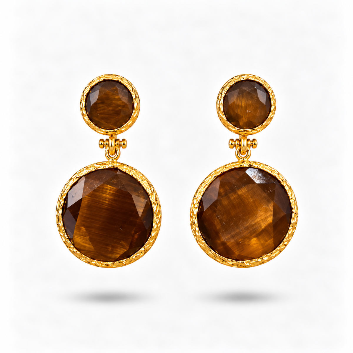 Aros cuarzo marron
