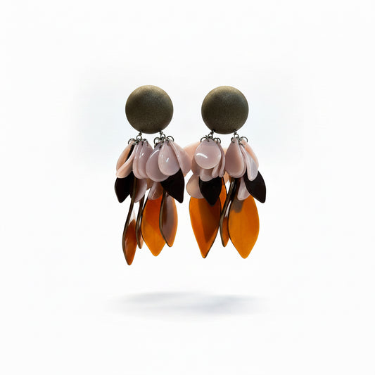 Aros rosa y cobre
