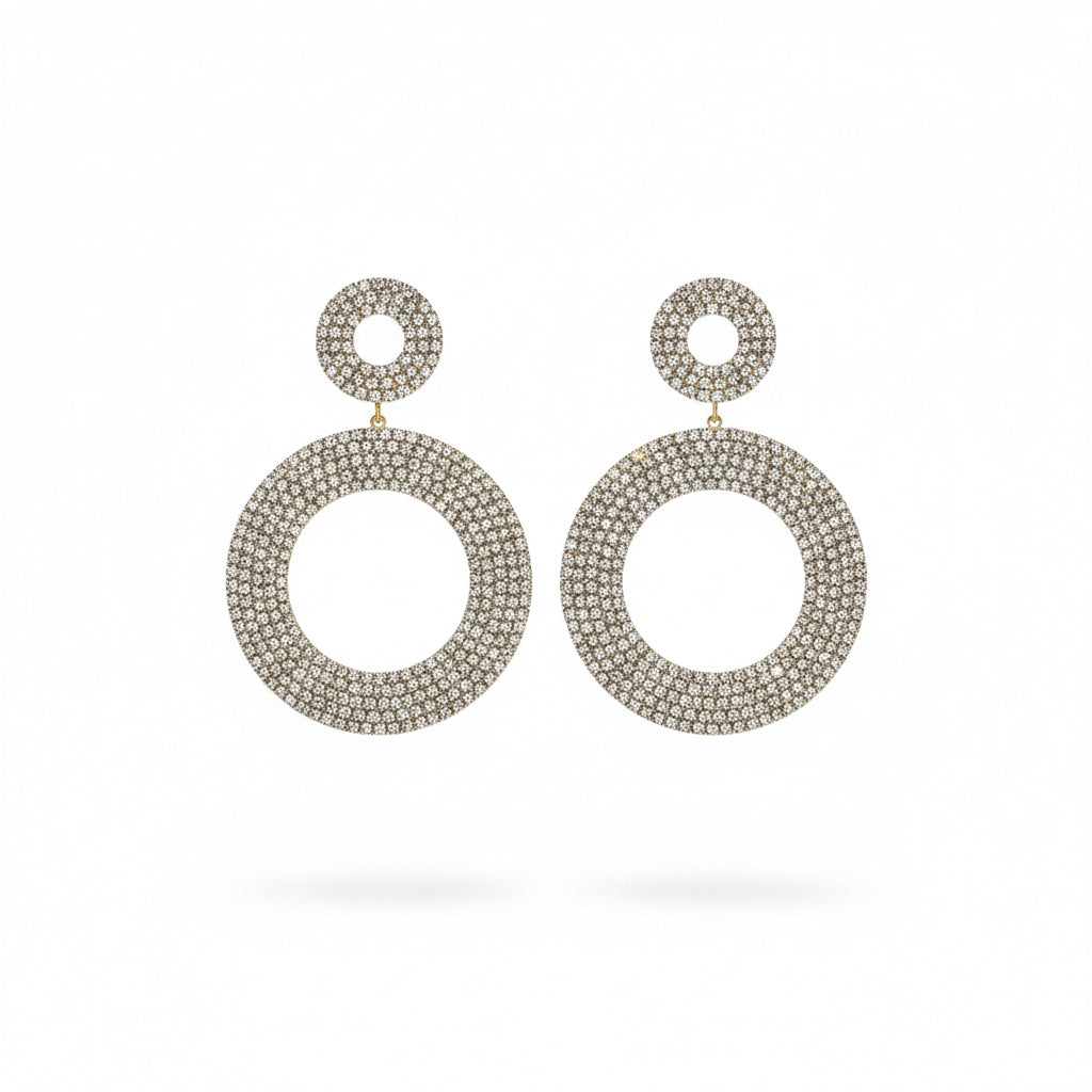 Argollas de strass
