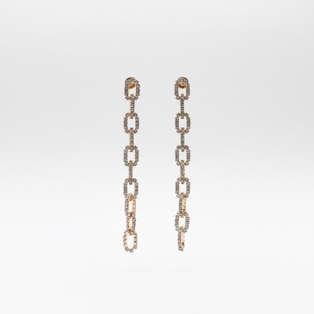 Aros cadenas de strass