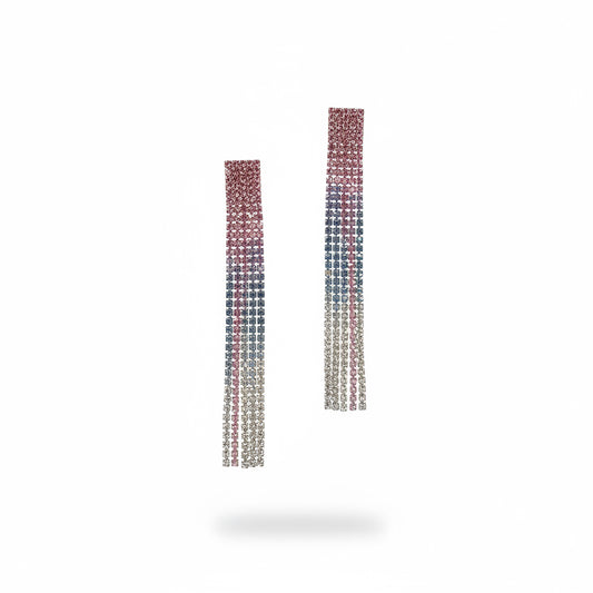 Aros degrade de strass