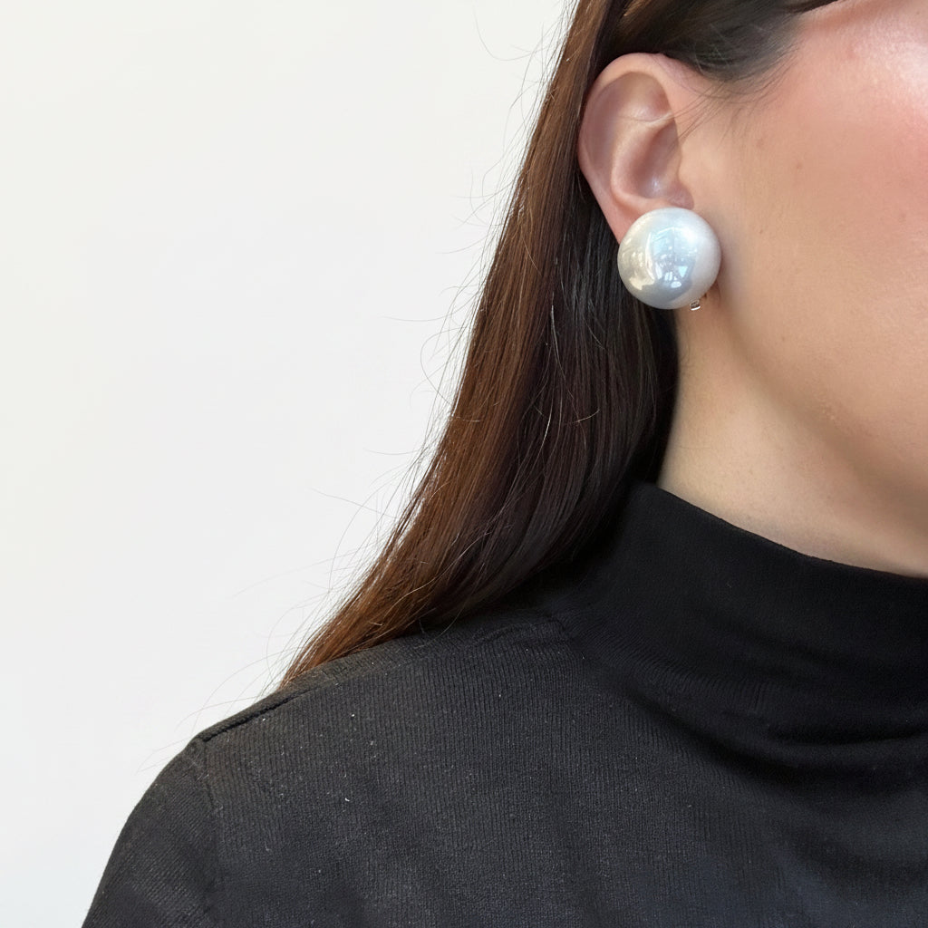 Aros perla de clip