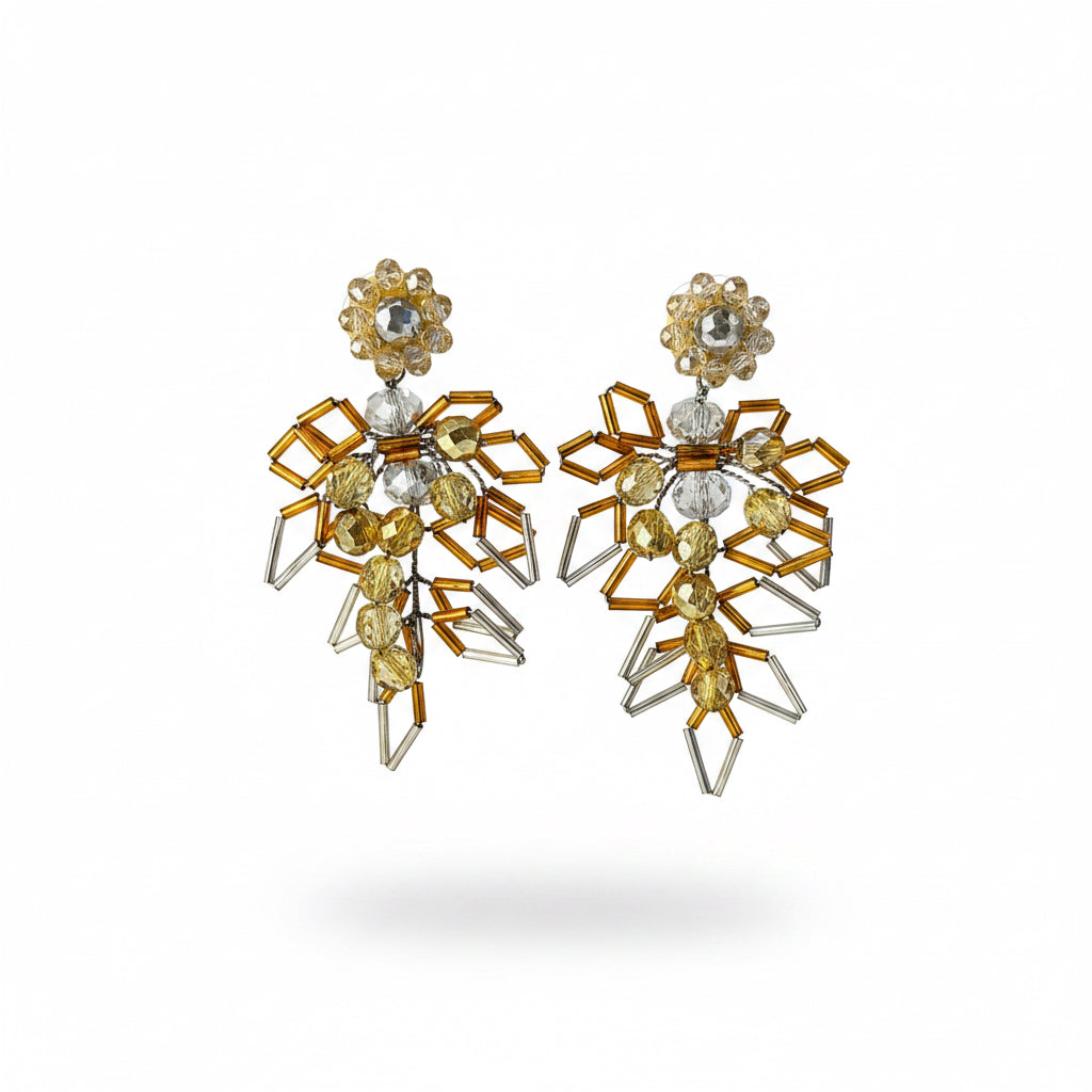 aros plateado y dorado 