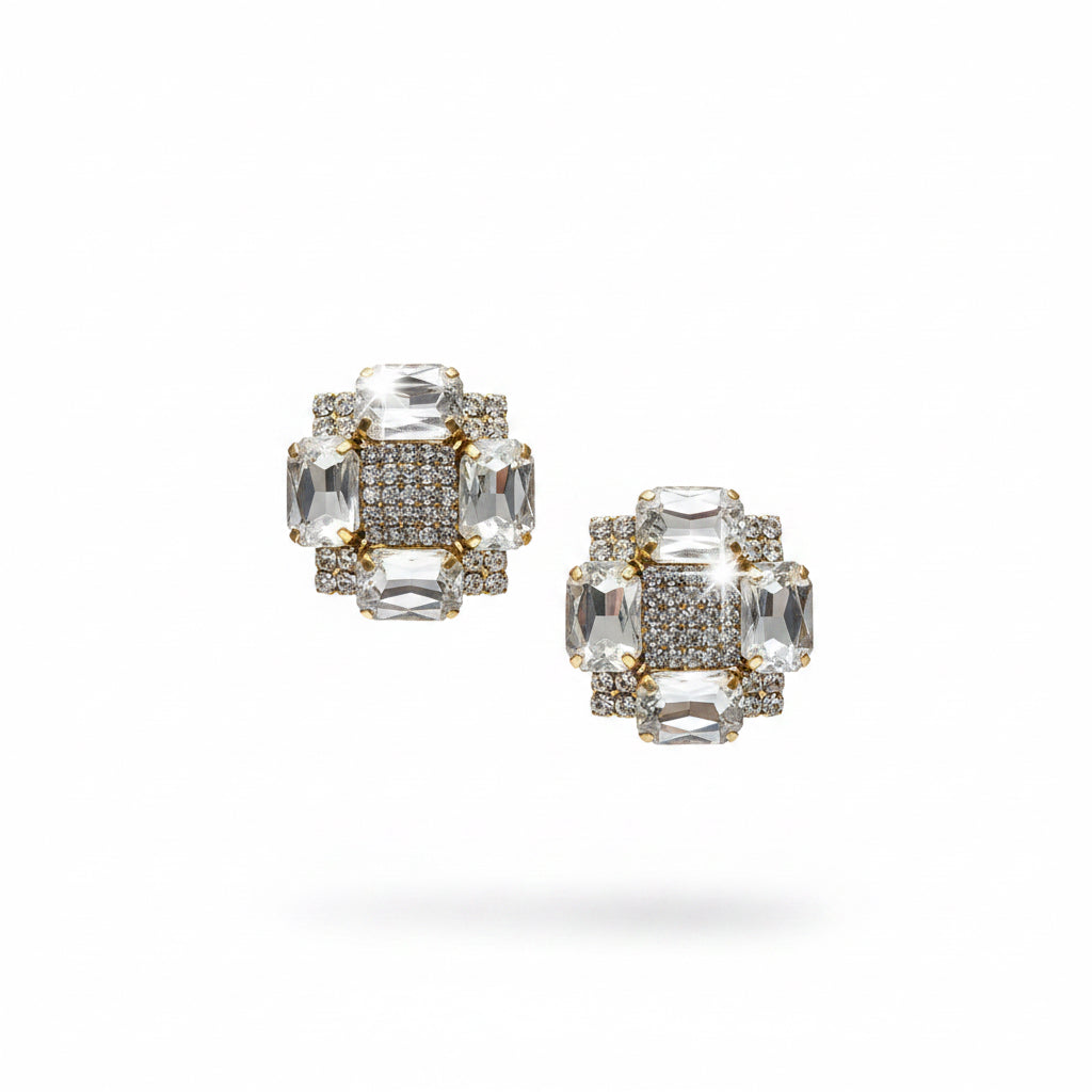 Aros cuadrados cristal