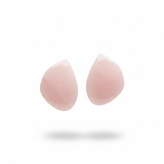 Aros rosa cortos