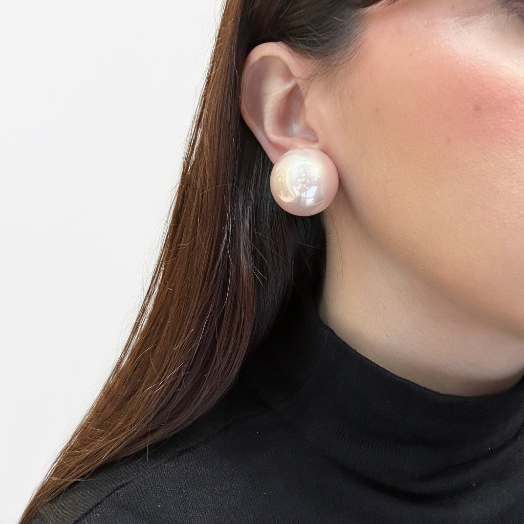 Aros perla de clip