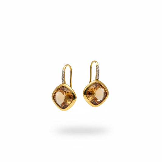 Aros rombos de cristal