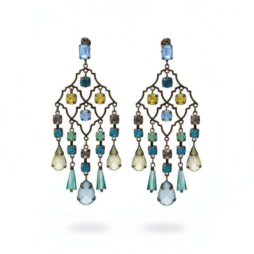 Aros chandelier turquesa