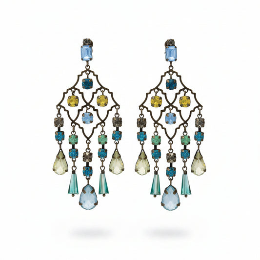 Aros chandelier turquesa