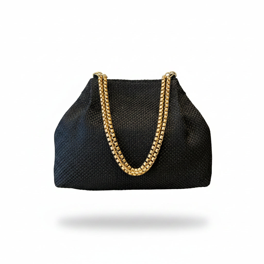 Bolso  yute negro