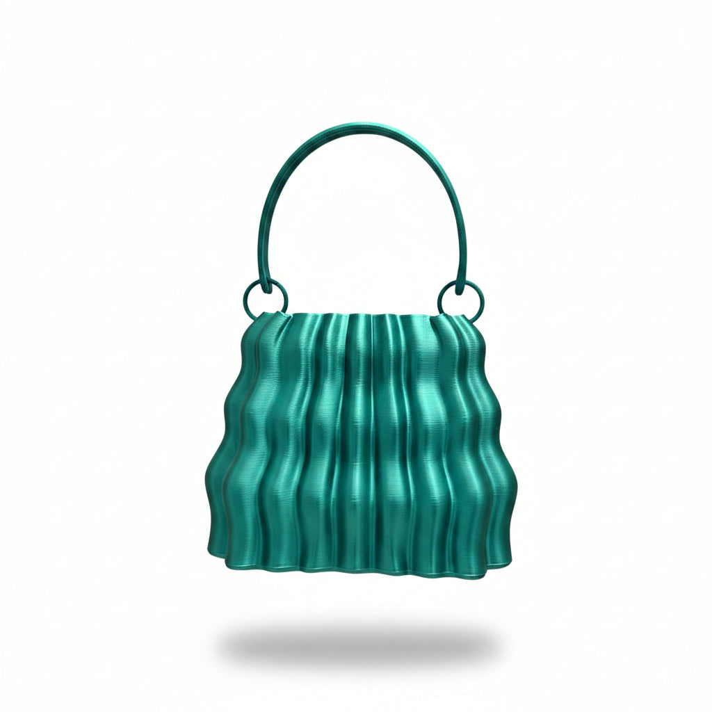 Bolso verde zig zag