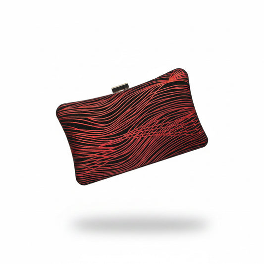 Clutch negro y rojo