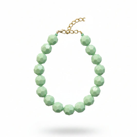Collar resina pastel