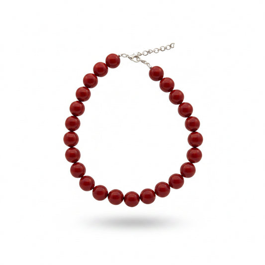 Collar esferas bordo grande