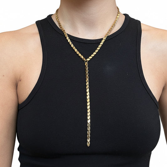 Collar cobatero dorado