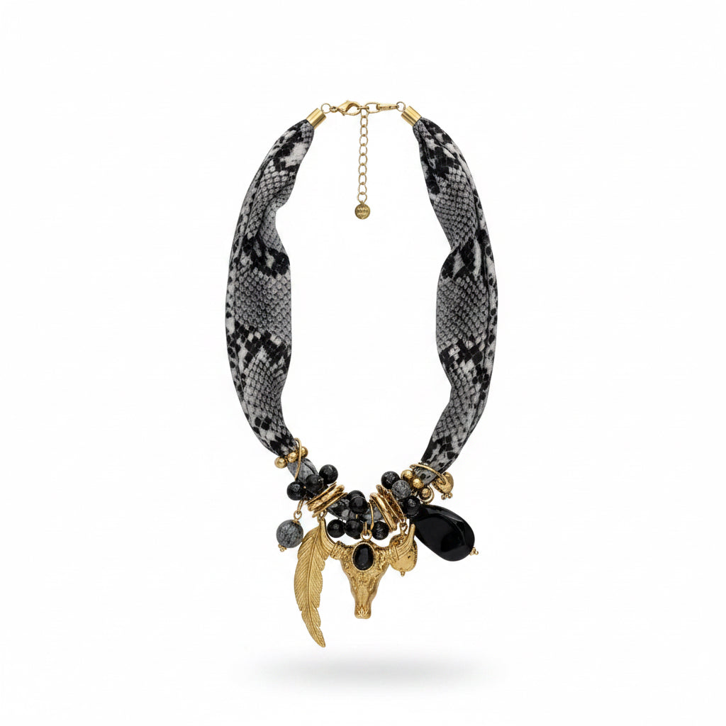 Collar dijes vaca
