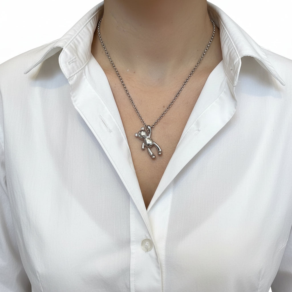 Collar  dije oso