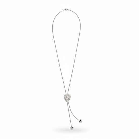 Collar tipo corbatero corazón