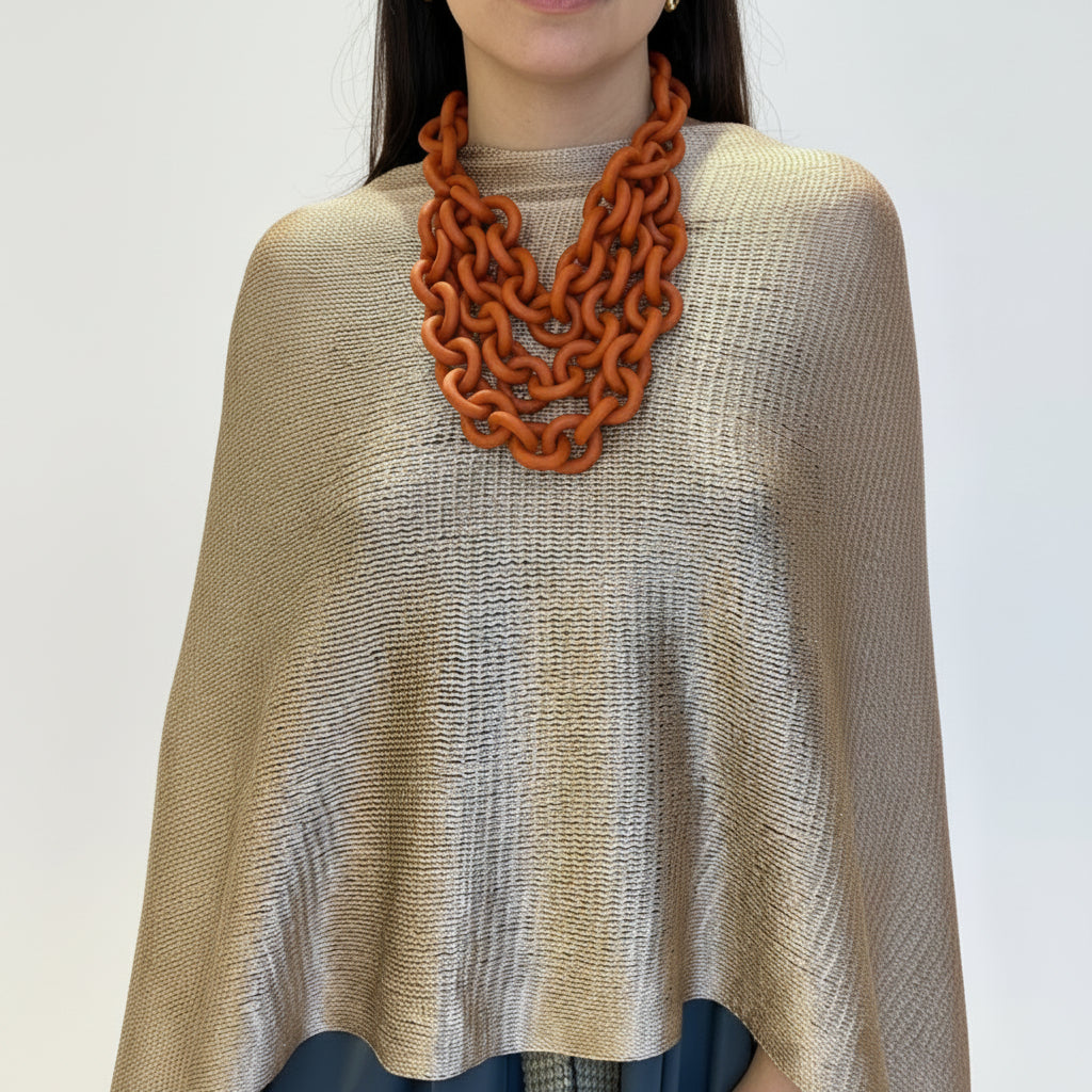 Collar cadena de goma