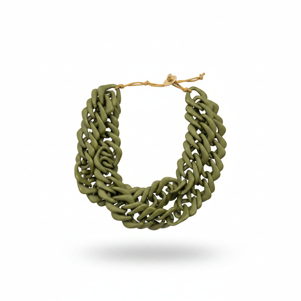 Colllar doble verde