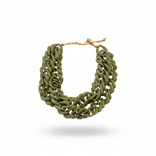 Colllar doble verde
