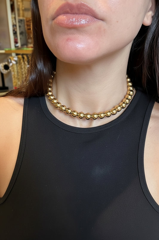 Collar esferas de acero