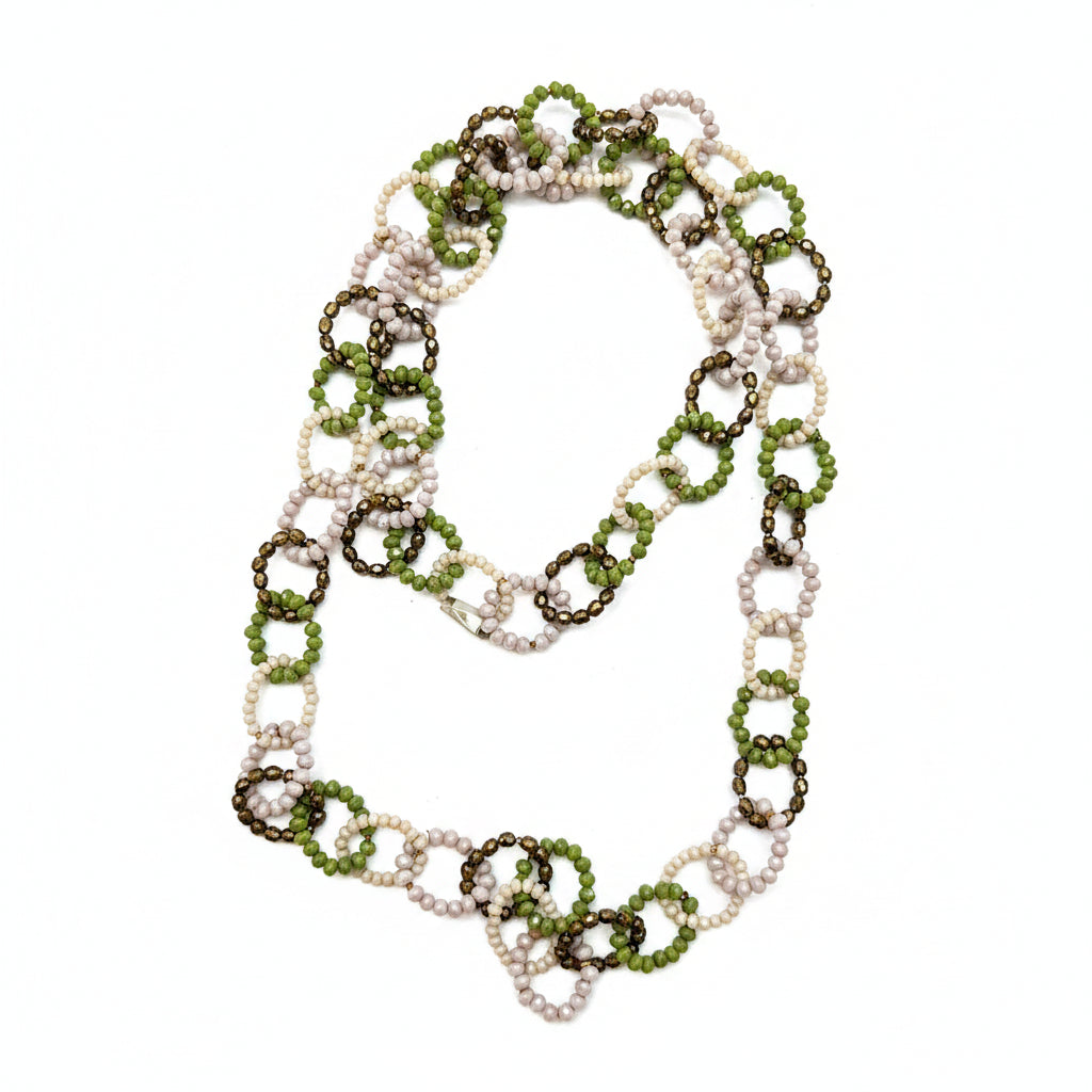 Collar largo cristales