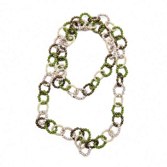 Collar largo cristales