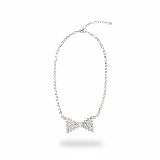 collar moño de strass 
