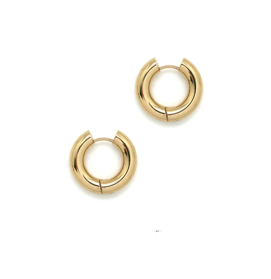 Argollas doradas 2 cm