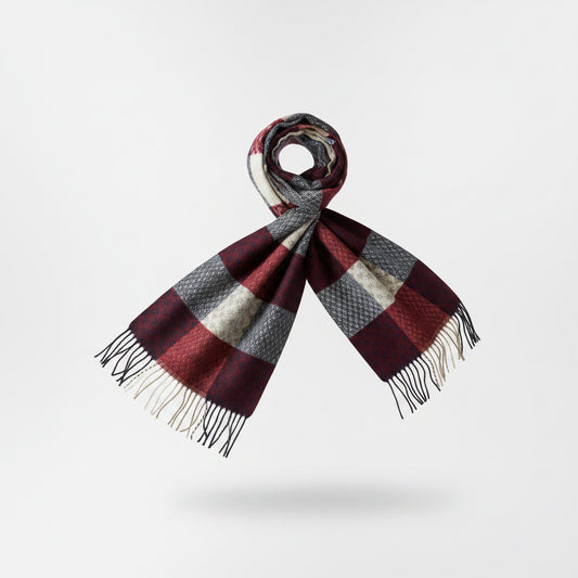 Pashmina bordo