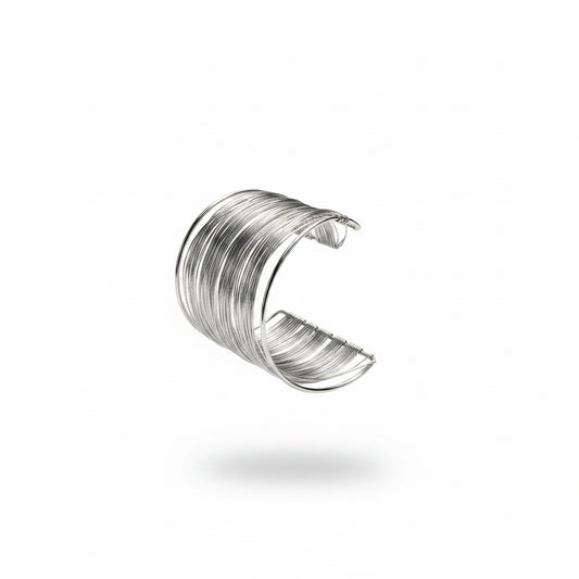 Pulsera mil vueltas plateadas